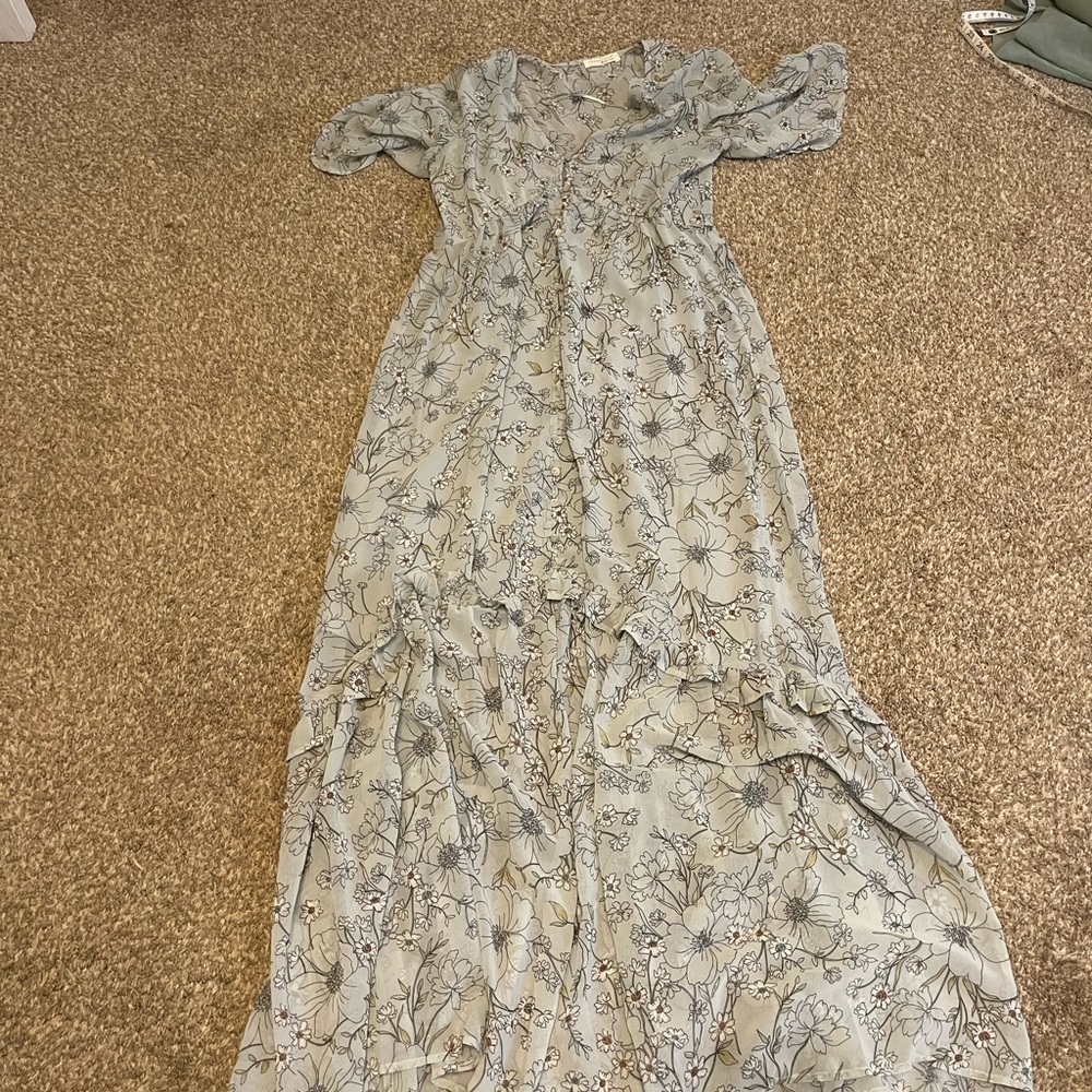 Lovestitch Blue Floral Dress